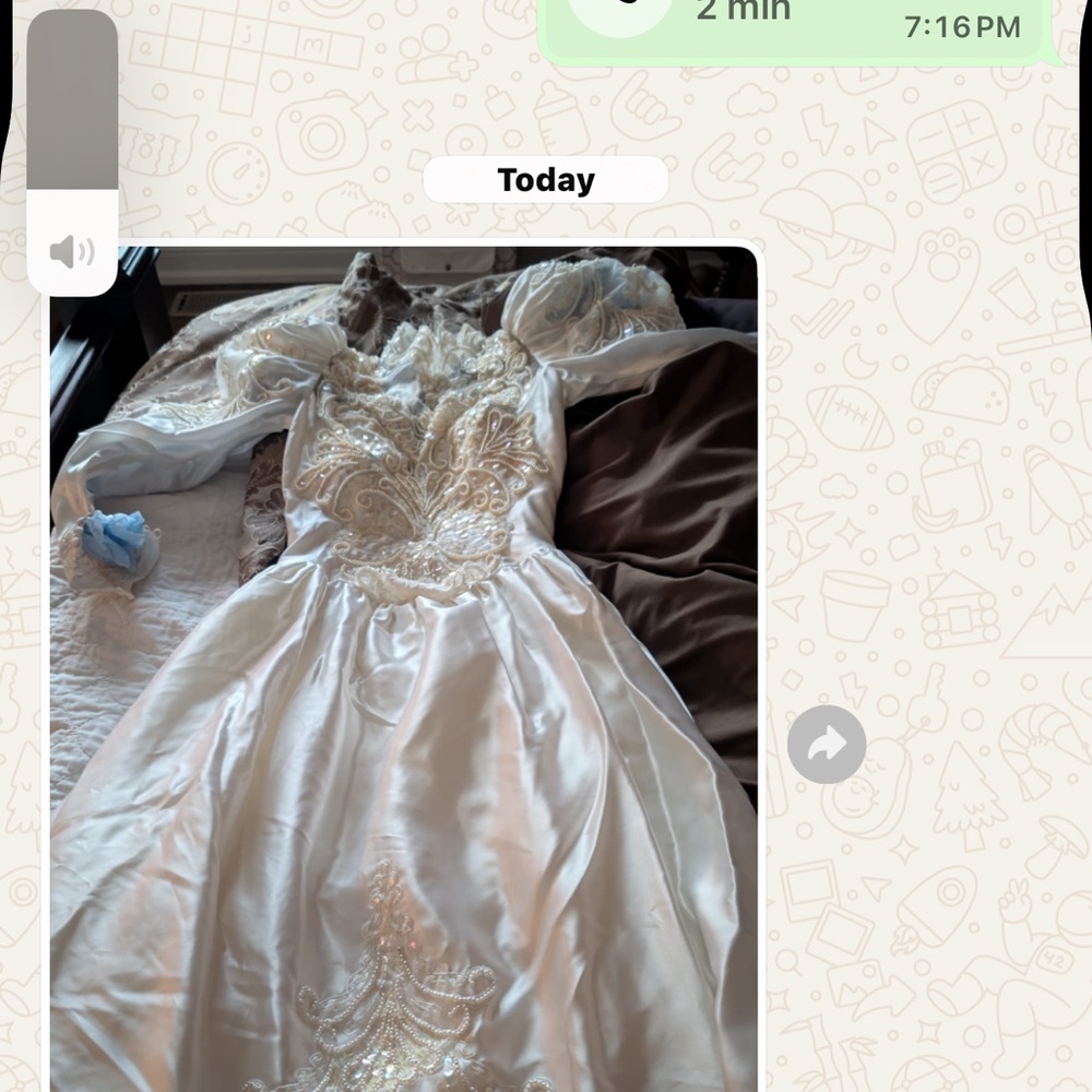 Elegant White Wedding Dress